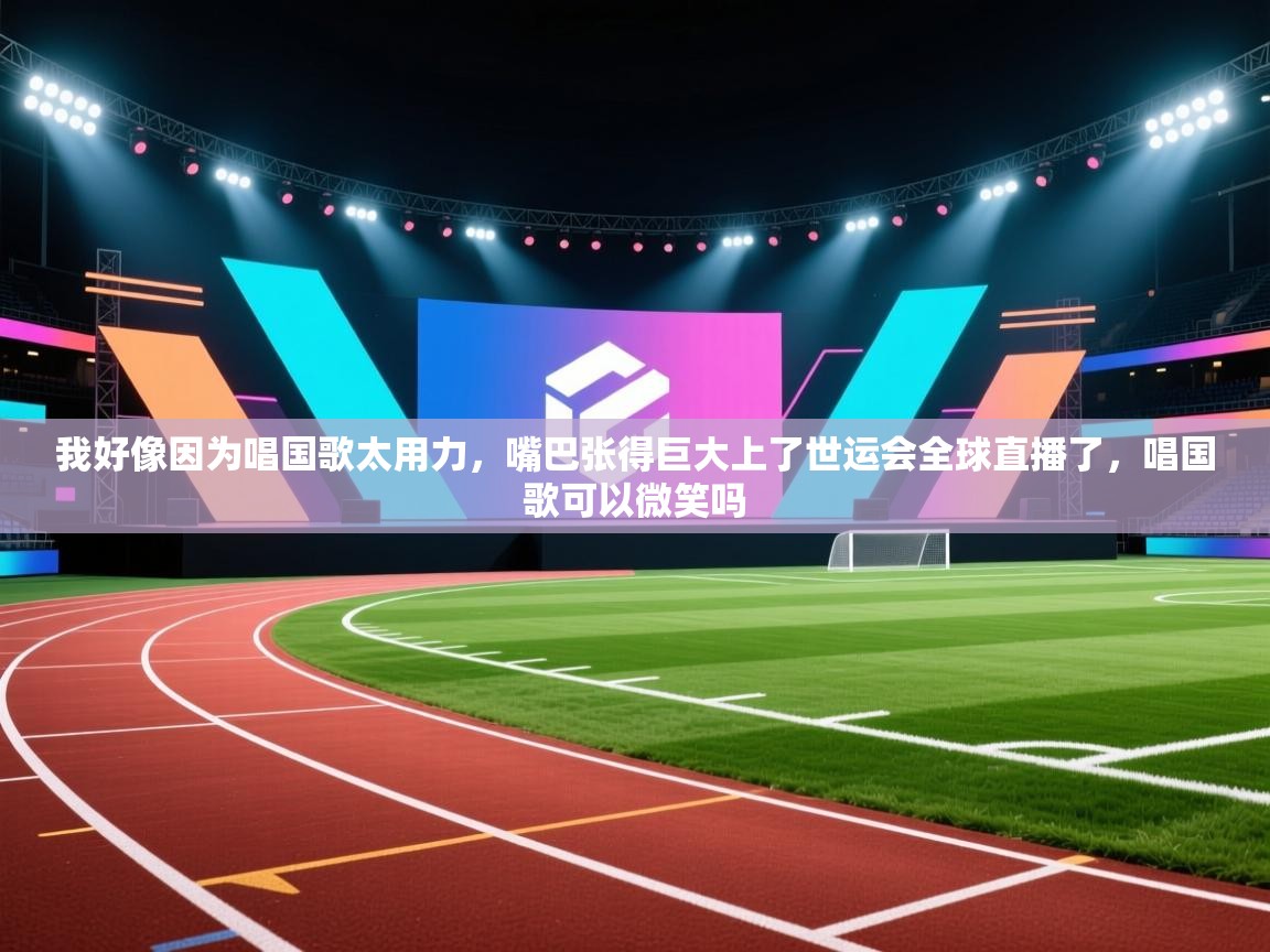 我好像因为唱国歌太用力，嘴巴张得巨大上了世运会全球直播了，唱国歌可以微笑吗